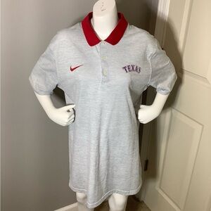 Men’s Large Nike Baseball MLB Texas Rangers Short Sleeve Golf Polo Shirt